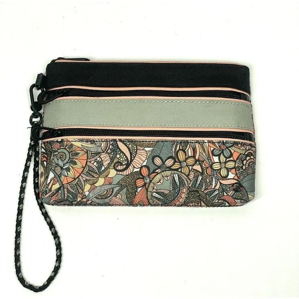 Sakroots New Adventures Canvas Wristlet Bag Sienna Spirit Desert